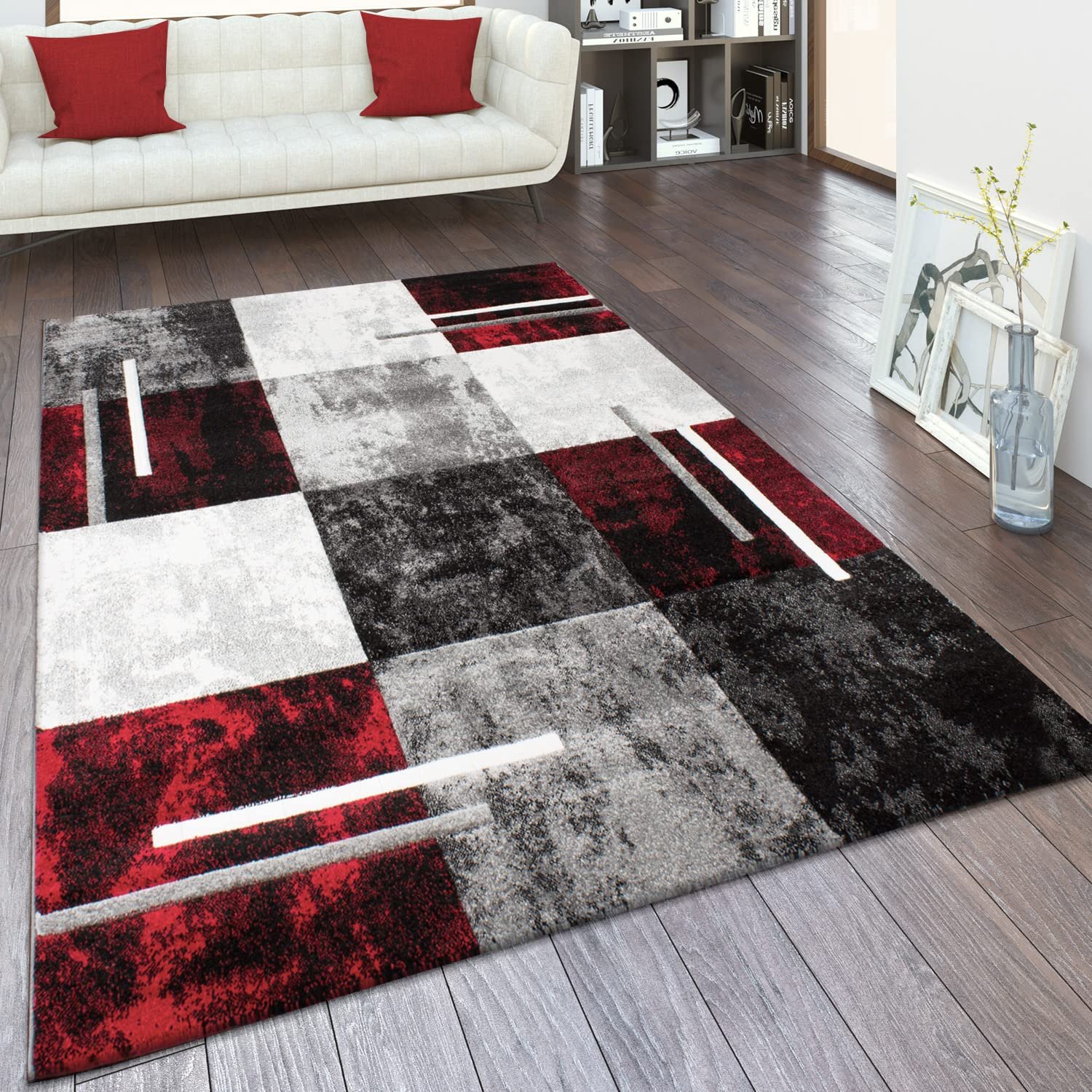 Designer Red Rug