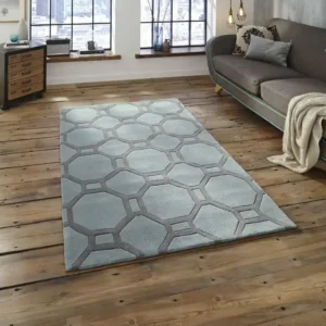 Grey Cubic Rug