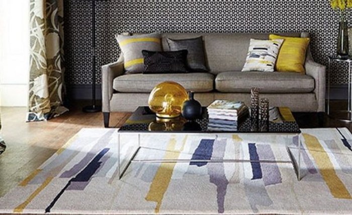 Yellow Pastel Rug
