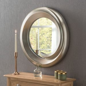 Silver Swirl Mirror