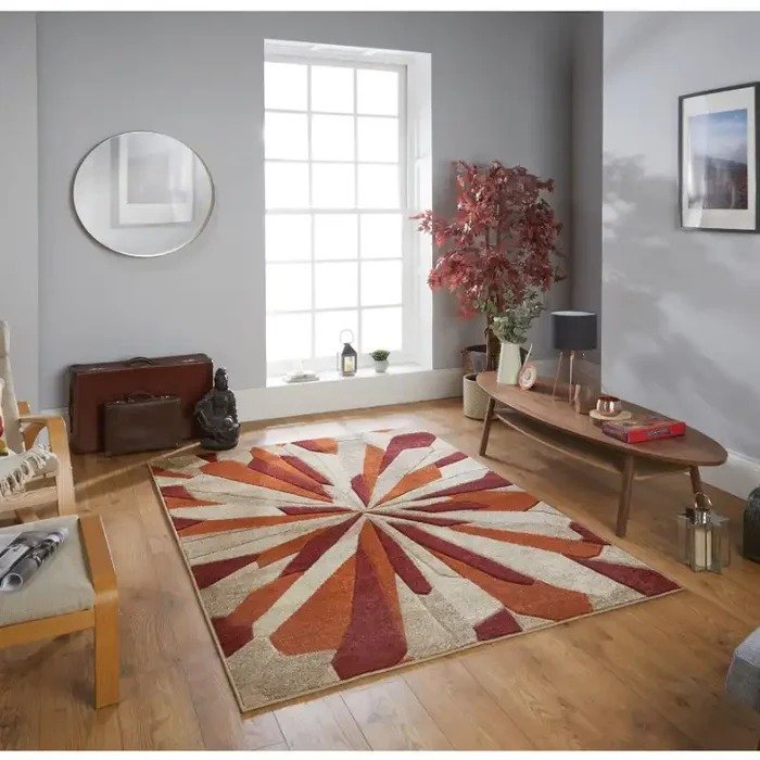 Peach Star Rug