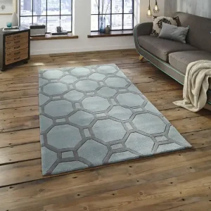 Grey Cubic Rug