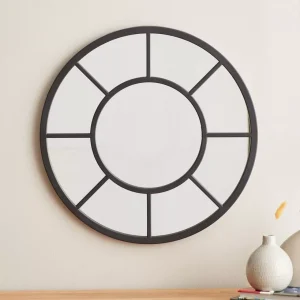 Decorative Modern Wheel Mirror.
